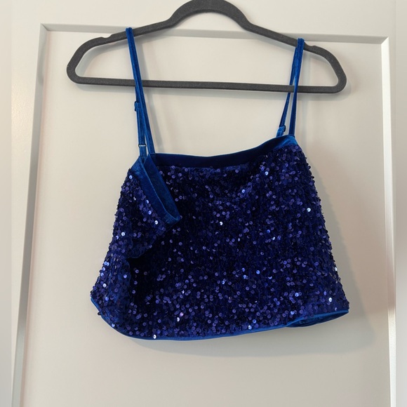 Allegra K Vibrant Blue Dress - Picture 1 of 2